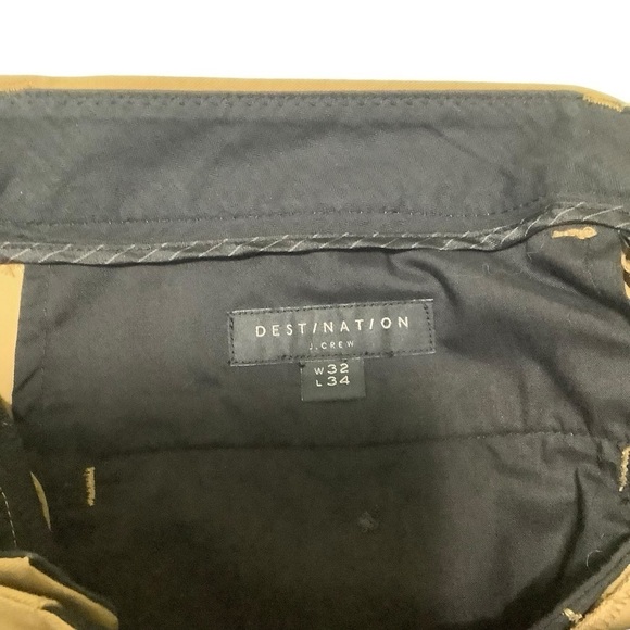J Crew Men’s Destination Pants Tan Size 32 / 34 - Picture 3 of 9